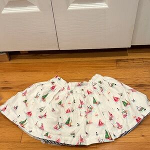 Janie & Jack Sailboat Print Skirt